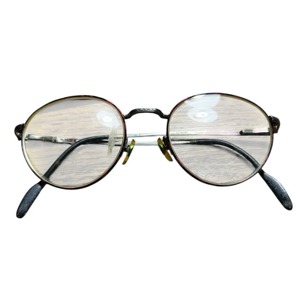 Carrera Eyeglasses Gold Brown Metal Oval Eyeglasses Japan 4909 30 51 20 145